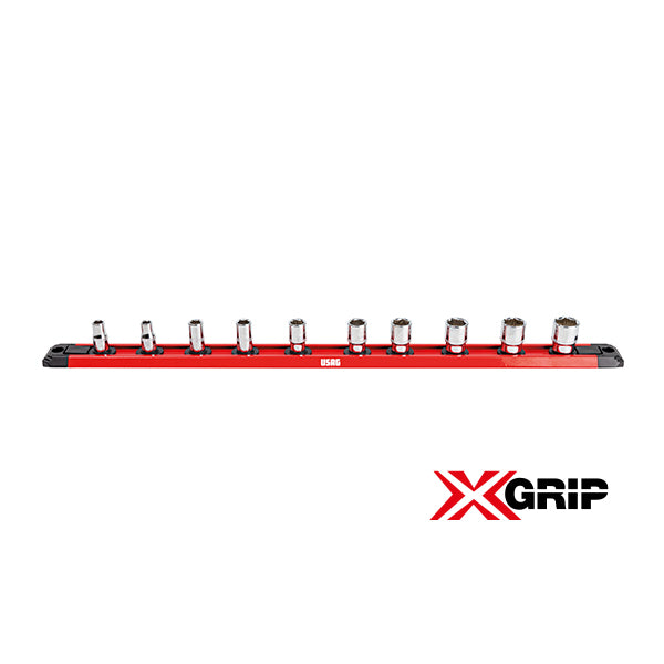 235 1/4 X/SE10 - Set of 10 socket wrenches with special X-GRIP hexagonal mouth - Usag 235 1/4 X/SE10 - Set of 10 socket wrenches with special X-GRIP hexagonal mouth - Usag